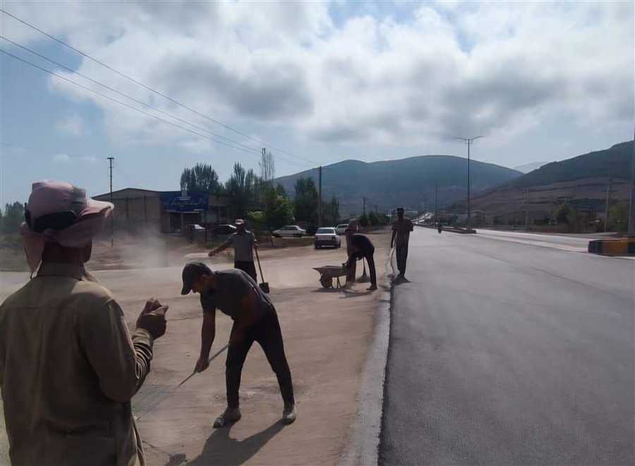 ورودی شهر کیاسر نونوار شد