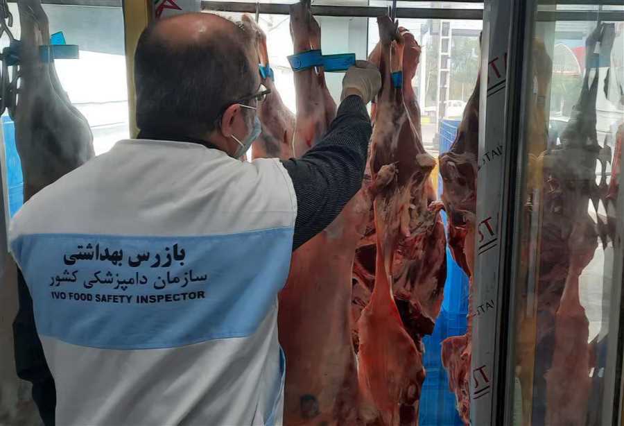 ۱۲ هزار بازدید و معدوم شدن ۱۰ تن فرآورده خام دامی