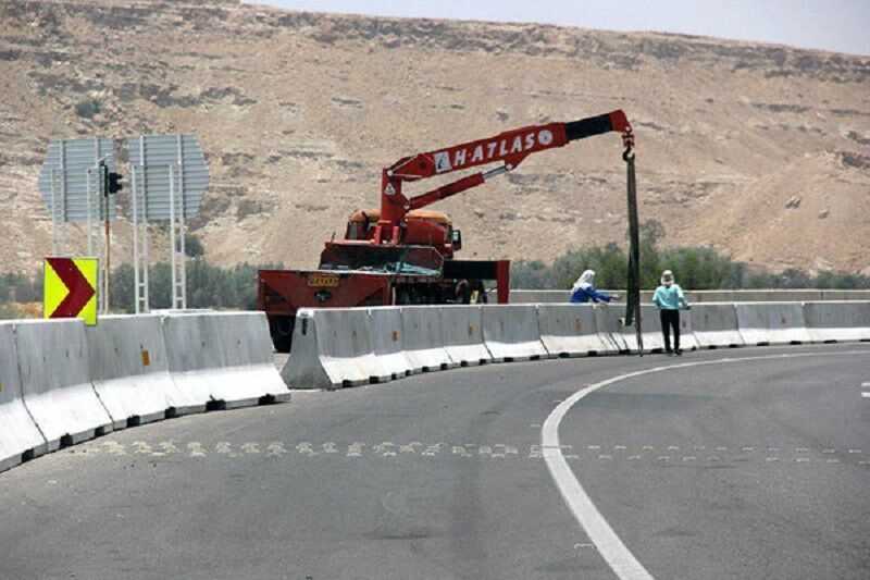 جایگزینی یک کیلومتر نیوجرسی در جاده‌های مازندران