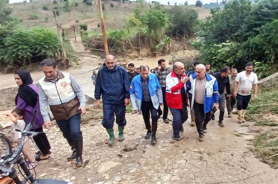 سیل، خوابِ مازندران را آشفته کرد / فرماندار ساری بر بالینِ "زرّین‌آباد"