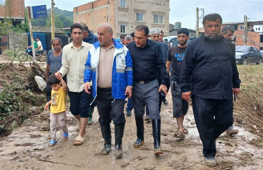 سیل، خوابِ مازندران را آشفته کرد / فرماندار ساری بر بالینِ "زرّین‌آباد"