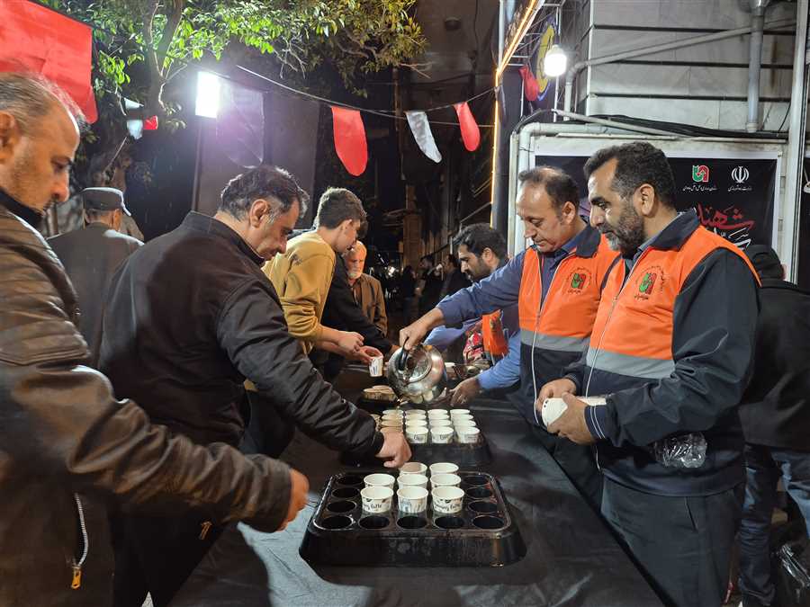 چراغ موکب "طریق الحسین" روشن است + تصاویر
