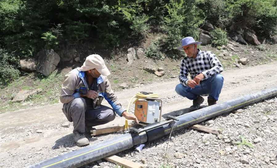 تزریق گاز به خطوط لوله ۶ روستای سوادکوه